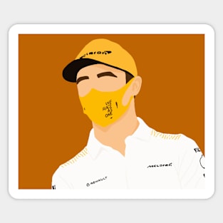 Lando Norris for McLaren at the 2020 Sakhir Grand Prix Sticker